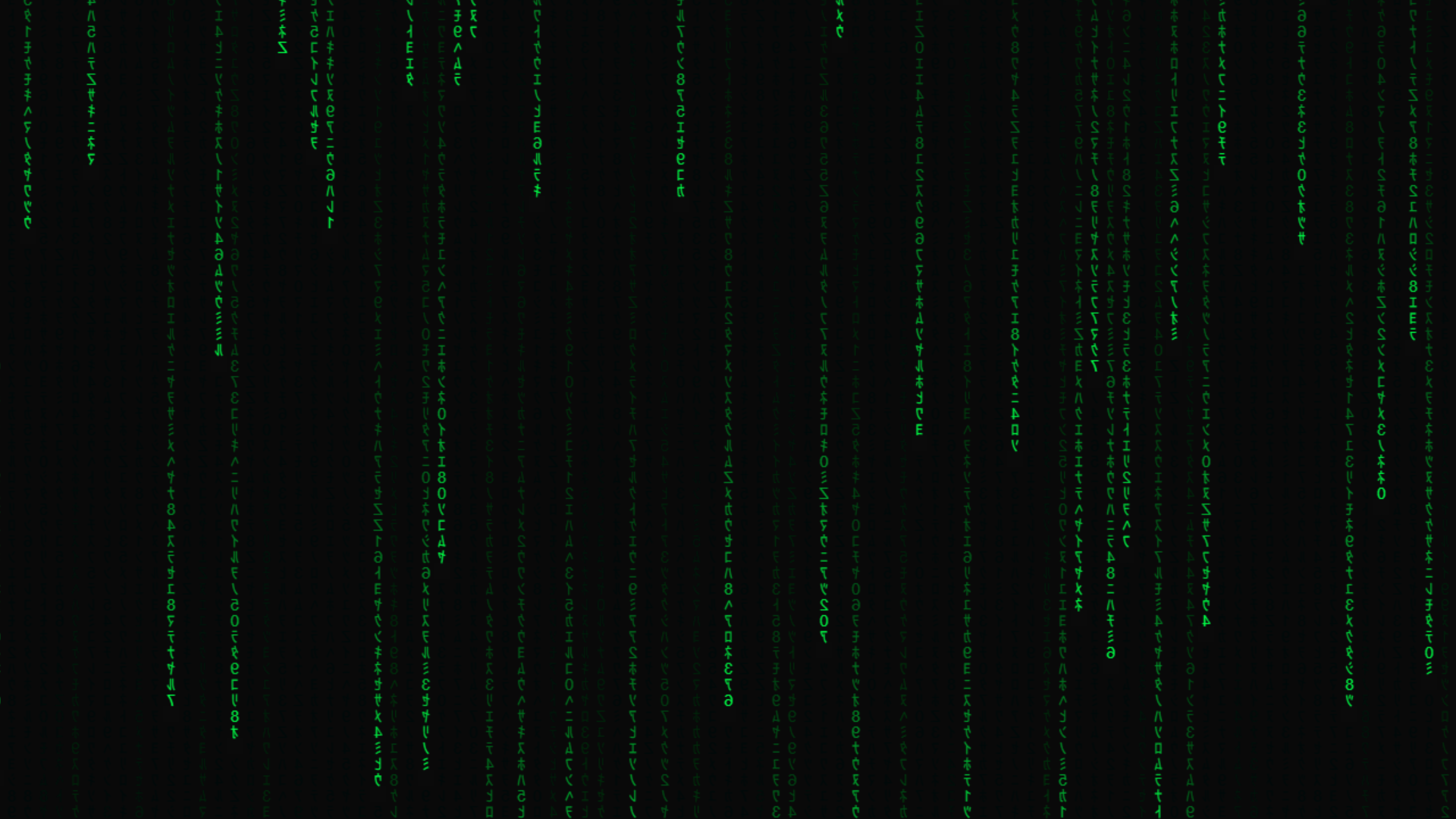 Matrix Rain Customizableの画面イメージ